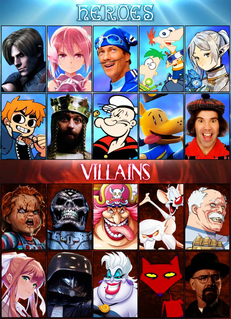 37 Roster Deviantart Heroes vs Villains Roster 5 by LandonTalksALot on DeviantArt