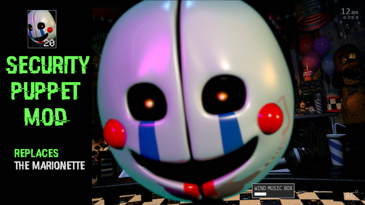 Ultimate Custom Night: Security Puppet mod! by Rickerdibble on DeviantArt