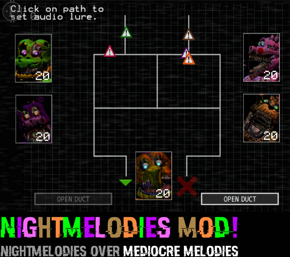 Ultimate Custom Night: Nightmelodies mod! by Rickerdibble on DeviantArt