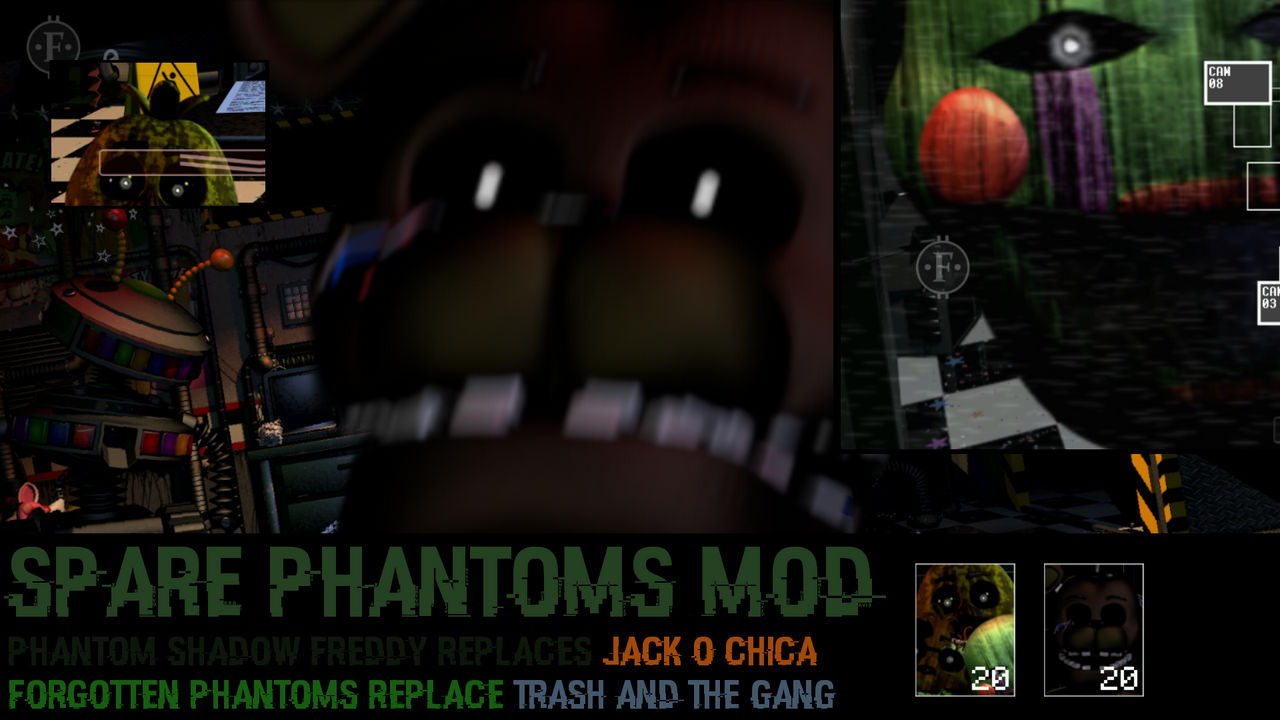 Ultimate Custom Night: Spare Phantoms pack! by Rickerdibble on DeviantArt