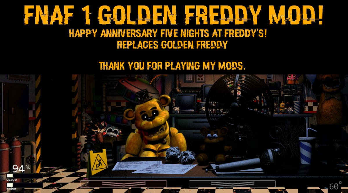 Ultimate Custom Night: FNAF 1 Golden Freddy! by Rickerdibble on DeviantArt