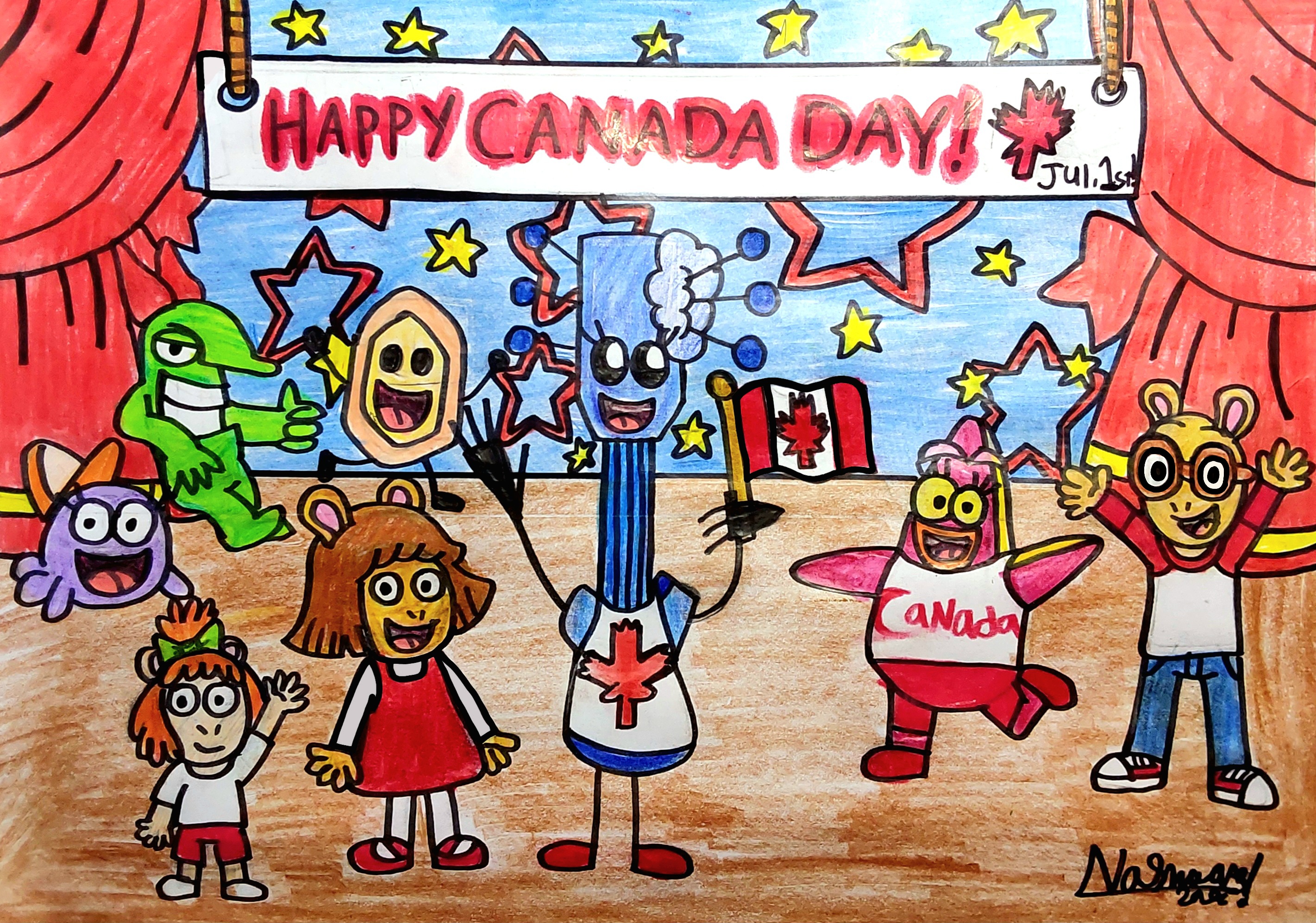 The Crossover's Canada Day Party! by Nashwaputri on DeviantArt