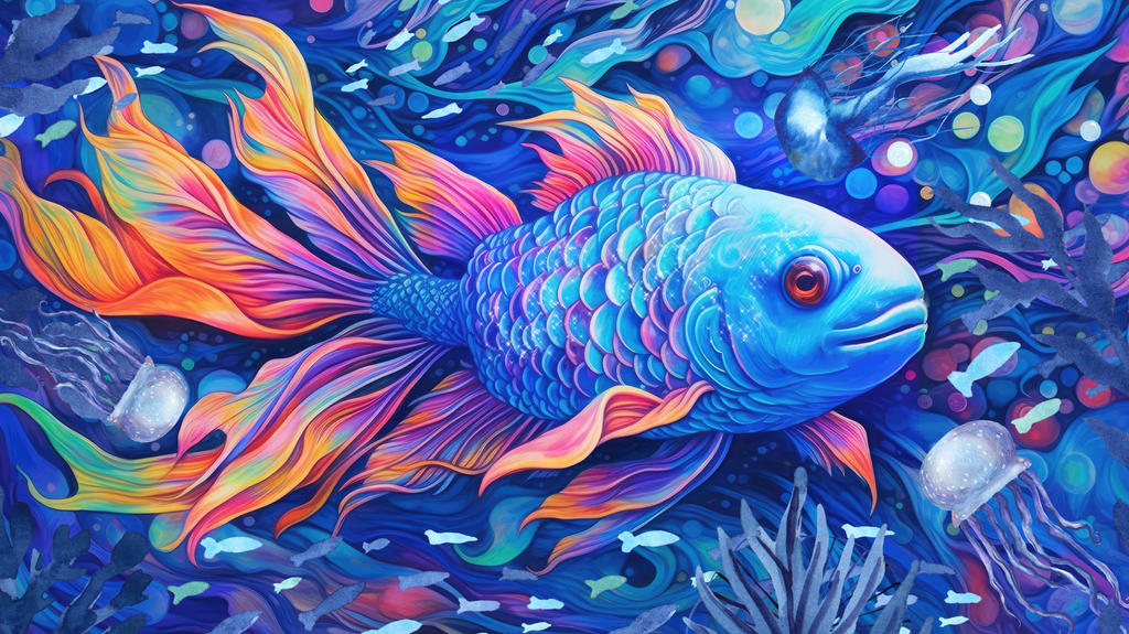 Rainbow Fish by TheFontDiva on DeviantArt
