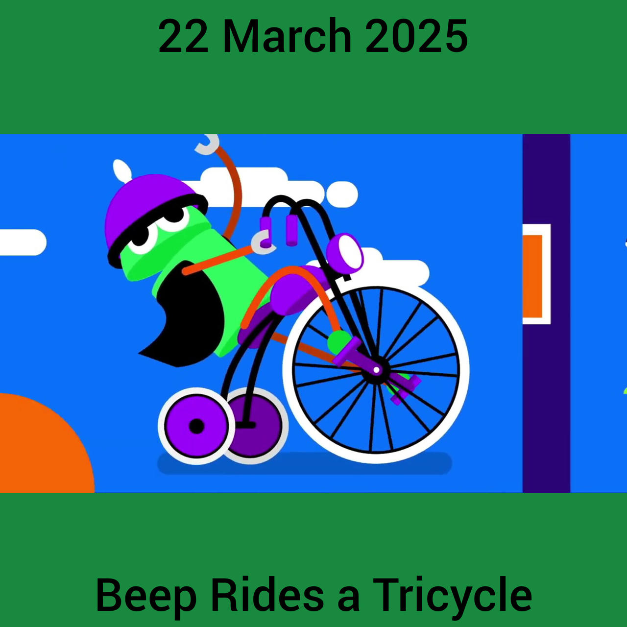 Beep Rides 22 March 2025: Beep Rides a Tricycle by Austistc101 on DeviantArt