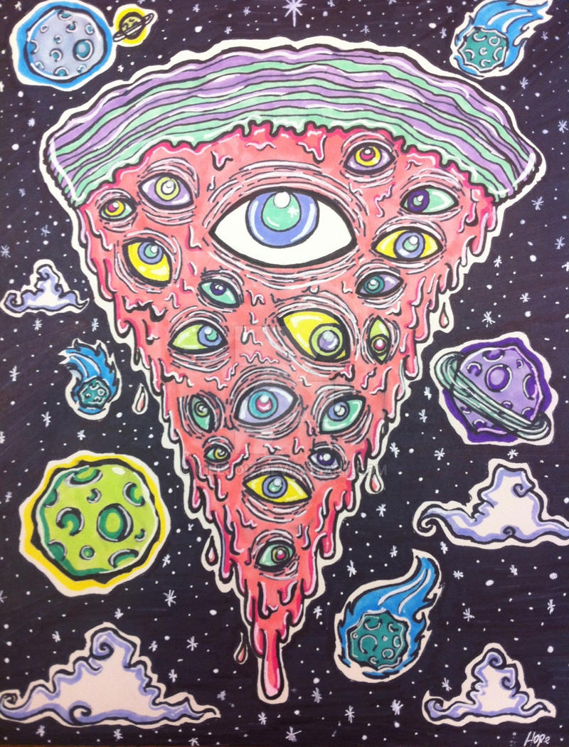 cosmic space pizza