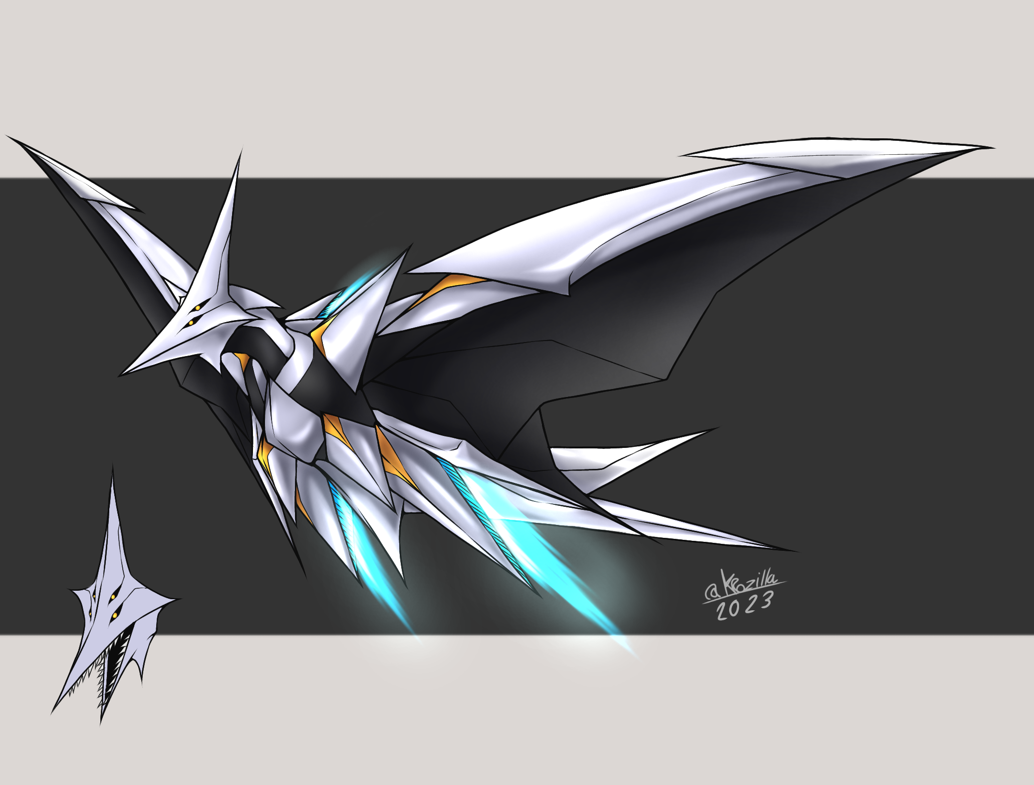 Interdimensional pterosaur, Aerosonic by Krozilla on DeviantArt