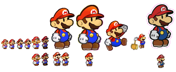 The Entire Paper Mario Comparison and Evolution by Abbysek on DeviantArt