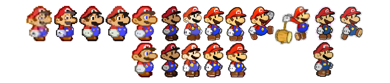 The Entire Paper Mario Comparison and Evolution 3 by Abbysek on DeviantArt