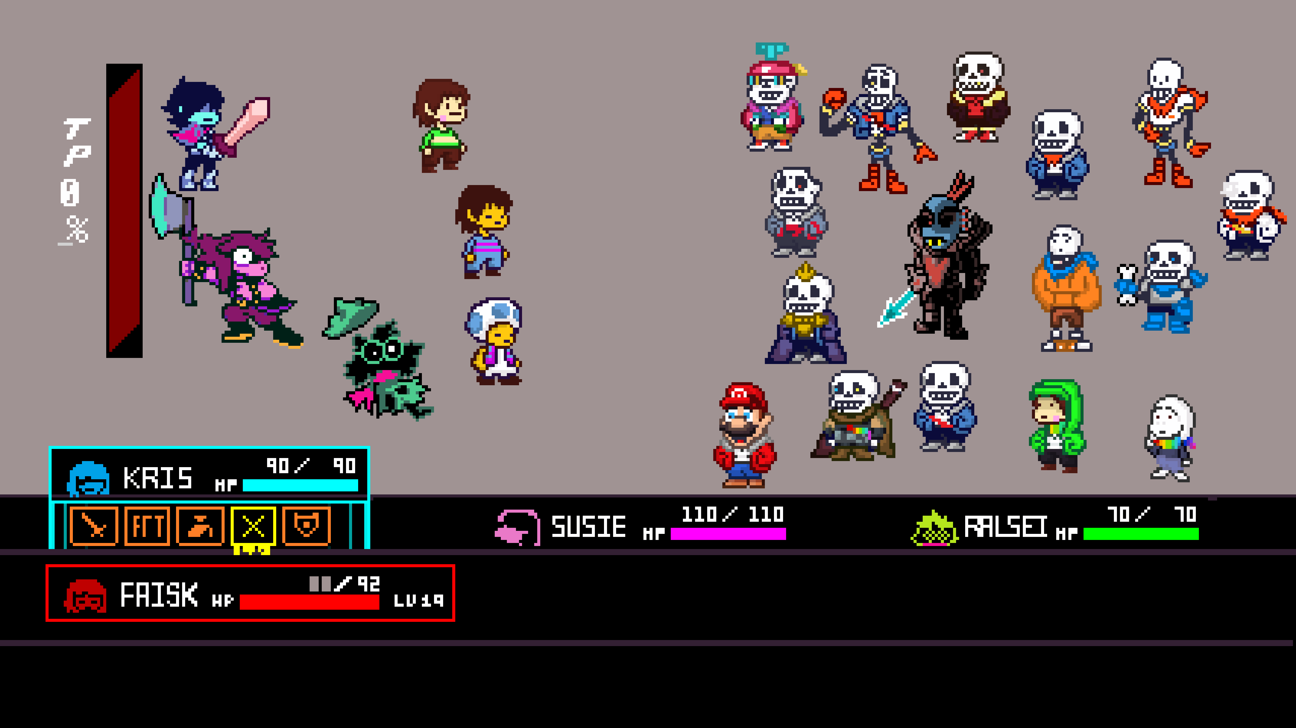 Deltarune Battle Edit Undertale AU Remix 10x by Abbysek on DeviantArt