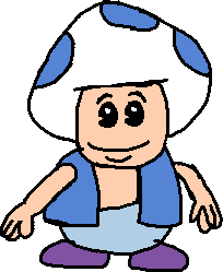DIC Cartoon Style - Blue Toad by Abbysek on DeviantArt