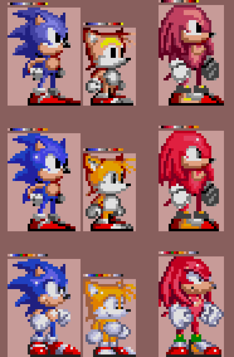 Sonic 1 Styled Knuckles & More! - Sonic Forever Mods 