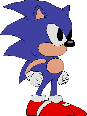 Drawing Sonic 1 Sonic by Abbysek on DeviantArt