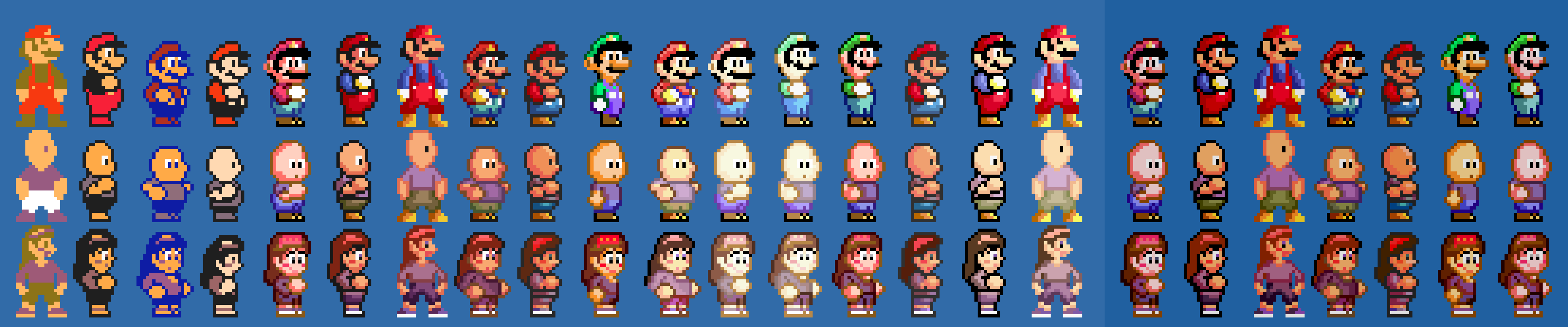 Super Mario Bases and Everyone 10x by Abbysek on DeviantArt