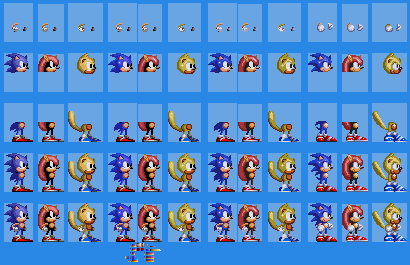 Sonic 3 Rigged and Improved Sprites by JevilTheIrishBoi on DeviantArt