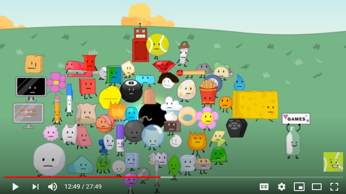 BFB characters with their new looks