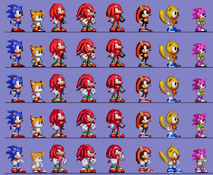 Sonic 2 sprite edit + Sonic 3D on Sonic 2 pallete by DanielNeris on  DeviantArt