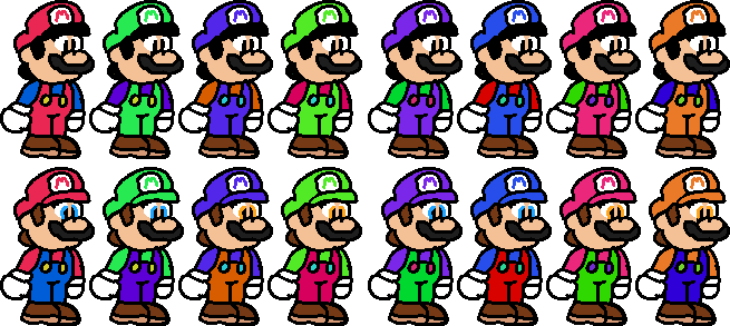 Mario like Color Palettes by Abbysek on DeviantArt