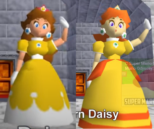 SM64 Classic-Modern Design for Daisy 2 by Abbysek on DeviantArt