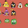 Sr Pelo Styled Angry Birds Space