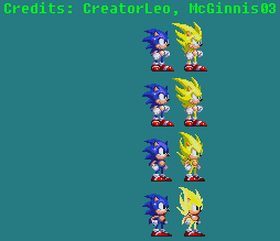 Custom / Edited - Sonic the Hedgehog Customs - Sonic 3 Beta Swinging  Animation 1 (Sonic 3-Style) - The Spriters Resource