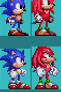 Sonic 2 Styled Knuckles the Echidna