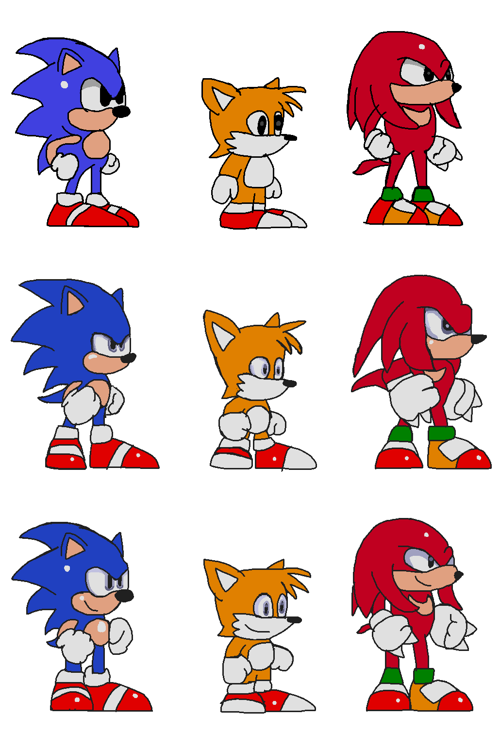 S2 Sonic Sprite is traced over Majin Sonic Shape - by Abbysek on DeviantArt