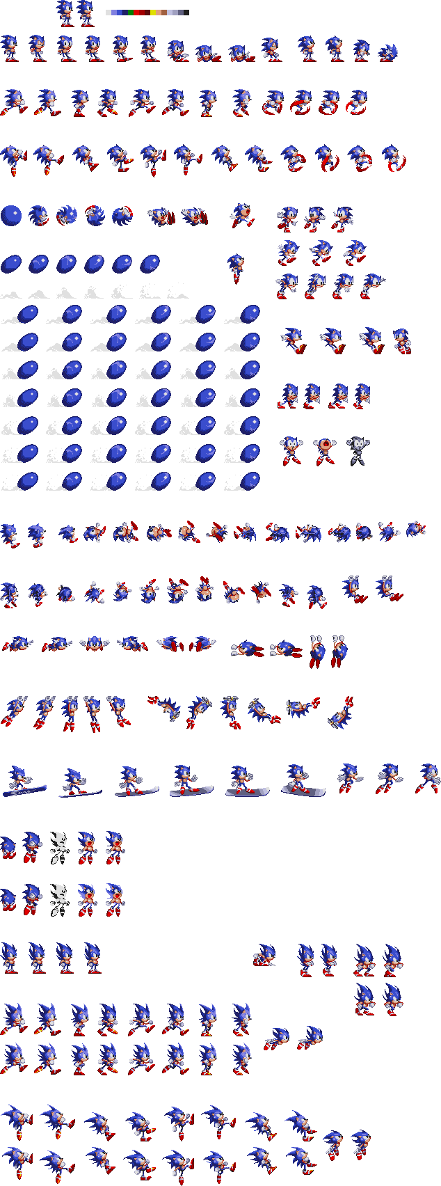 S2 Sonic Re-Design Sprite Sheet V1 by MarioYT21 on DeviantArt