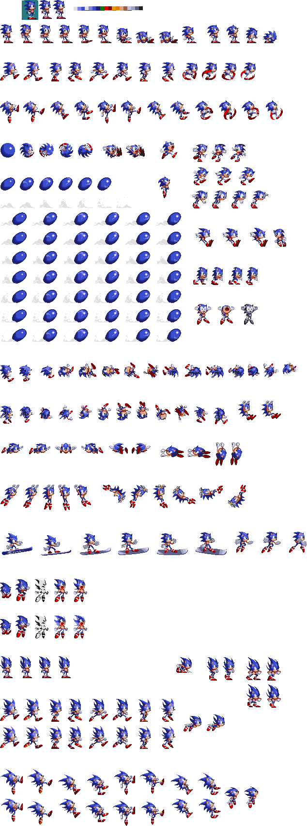 S2 Styled Sonic Sprites