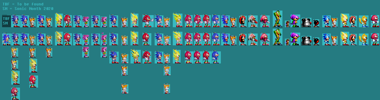 Sonic Style Sprites - Original and Custom by Abbysek on DeviantArt