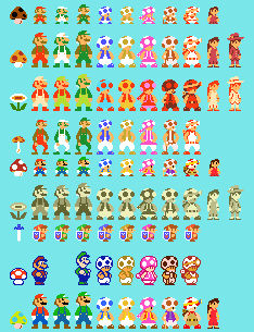 SMM2 SMB1 Player Comparison Powerups Differences 2 by Abbysek on DeviantArt