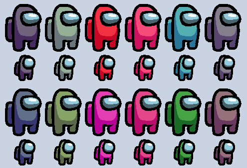 Among Us dc2 spritesheet free download by colemanfamily on DeviantArt