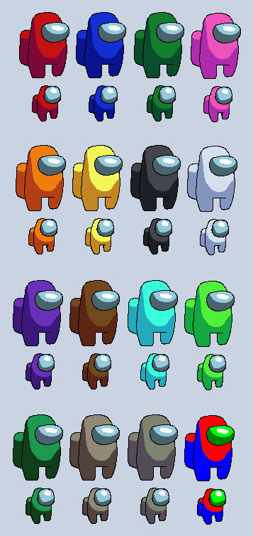 Among Us dc2 spritesheet free download by colemanfamily on DeviantArt