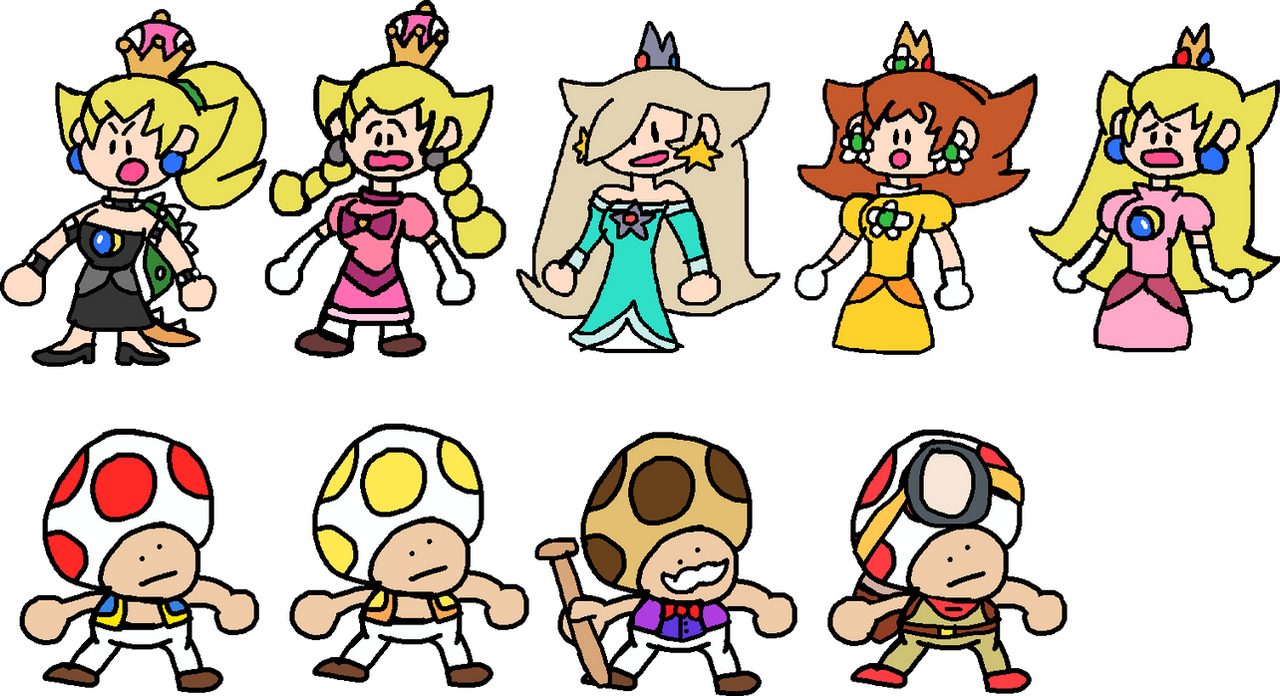 Super Mario Cast Super Crowned 3 by YingYangHeart on DeviantArt