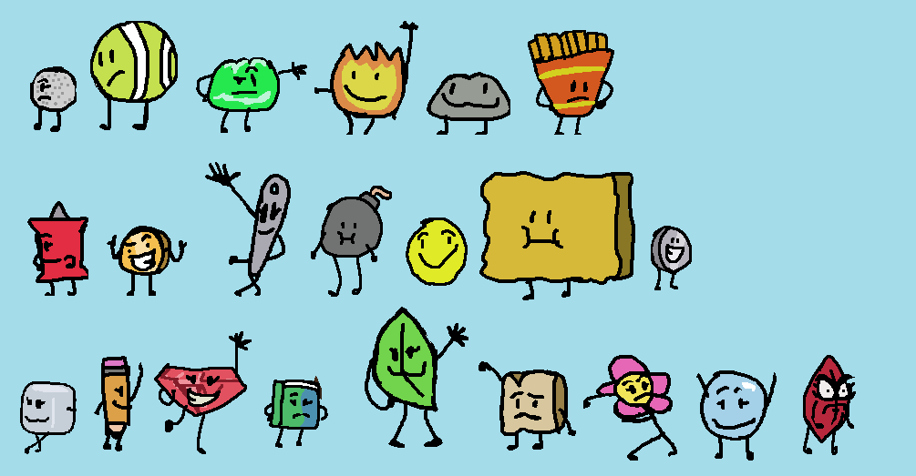 Bfdi Shef BFDI Pack Collection 7, but IDFB Contestants by Abbysek on DeviantArt