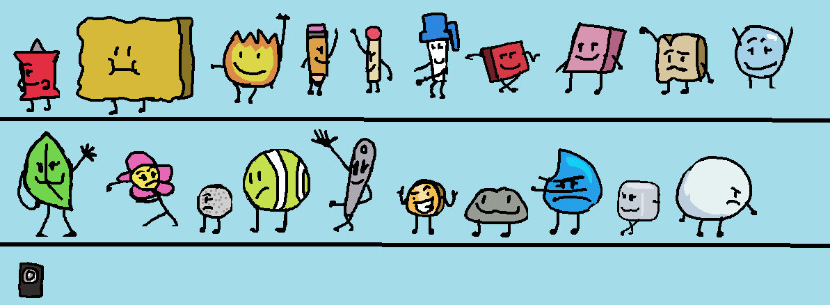 Bfdi Shef BFDI Pack Collection 7, but BFDI Teams by Abbysek on DeviantArt