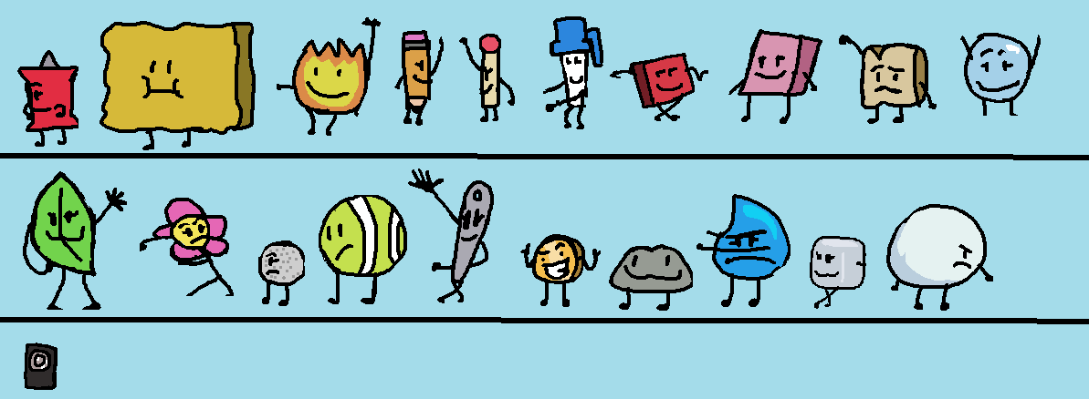 Bfdi Box Set BFDI Pack Collection 7, but BFDI Teams by Abbysek on DeviantArt