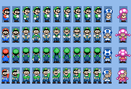 SMW Different Player and Style Views (2021 Edition by Abbysek on DeviantArt