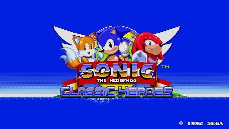 Sonic Classic Heroes Title Card by MohammadAtaya on DeviantArt