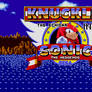 Knuckles in Sonic 1 2.0 Title Screen (SonicDash57)