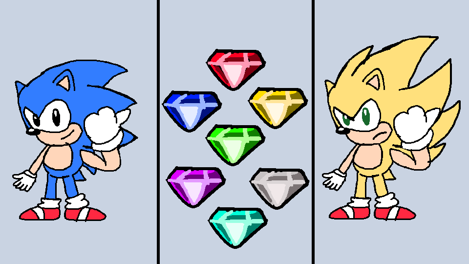 Sonic Classic Heroes - Chaos and Sol Emeralds by SonicDash57 on DeviantArt