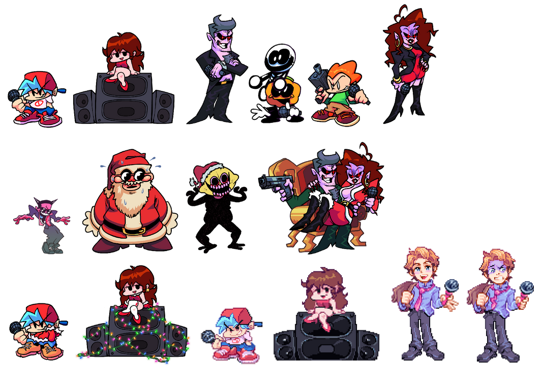 Friday Night Funkin Characters Resized By Abbysek On DeviantArt friday-night-funkin-characters-resized-by-abbysek-on-deviantart