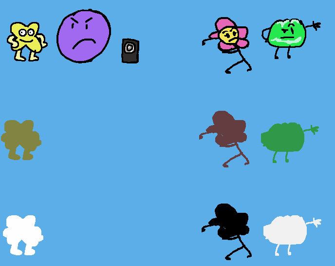 Custom Bfb Base BFB Custom Contestants 6 feet social distancing) C by Abbysek on DeviantArt