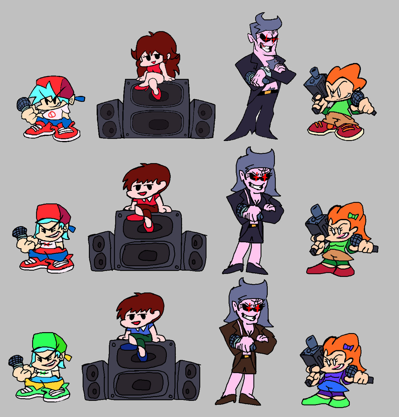 Vectorised Friday Night Funkin 4 Characters Wit By Abbysek On Deviantart Vectorised Friday Night Funkin 4 Characters Wit By Abbysek On Deviantart