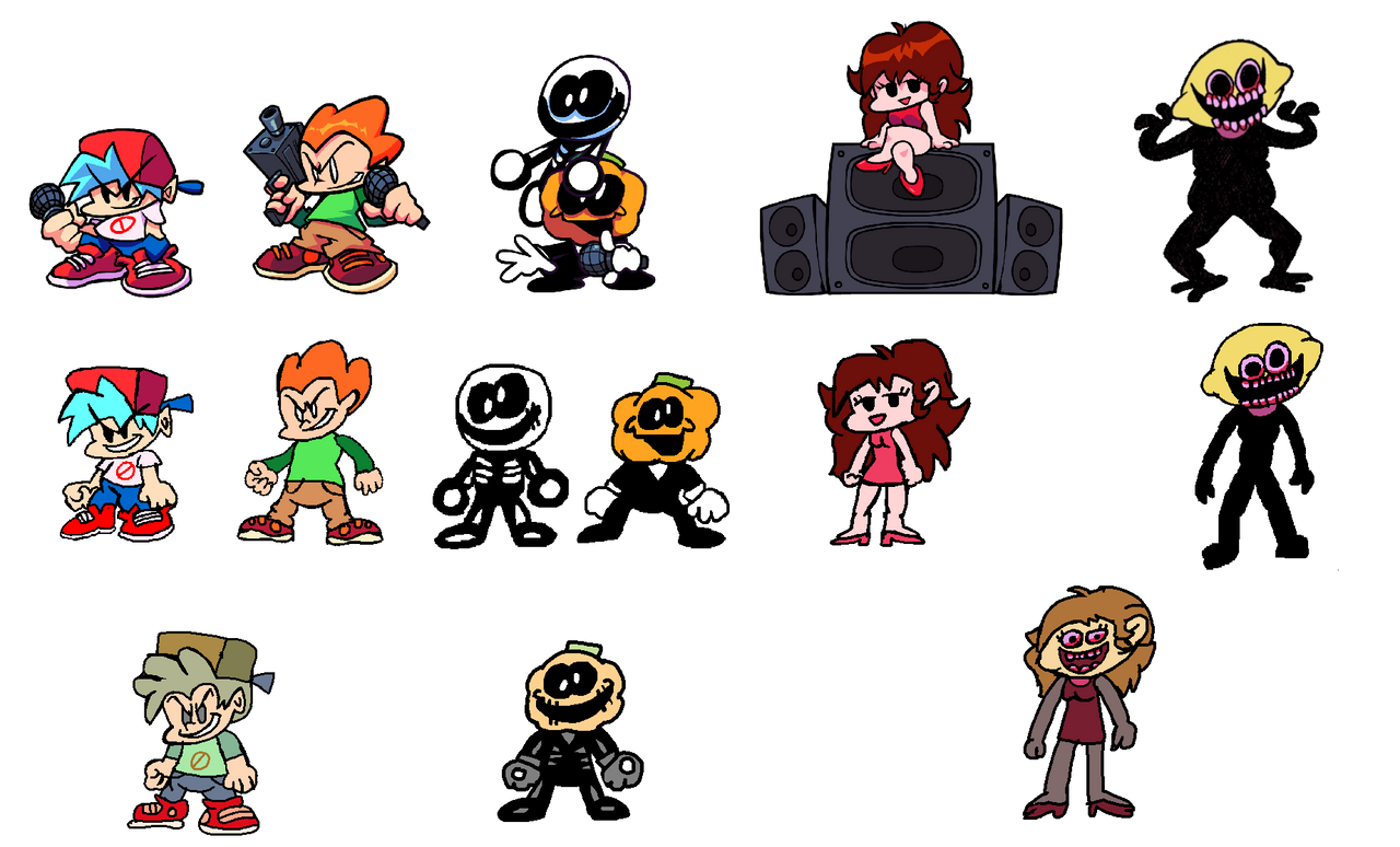 Standing Idle Some Friday Night Funkin Characters By Abbysek On Deviantart Standing Idle Some Friday Night Funkin Characters By Abbysek On Deviantart