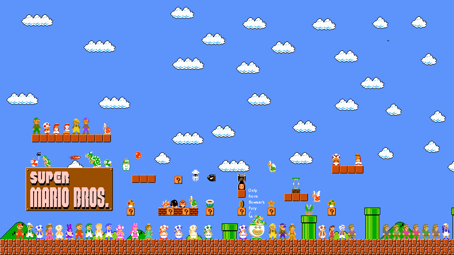 Super Mario Bros by momitty on DeviantArt