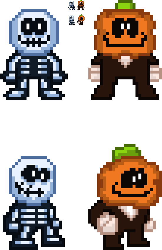 Friday Night Funkin Skid And Pump Sprites In Delta By Abbysek On Deviantart