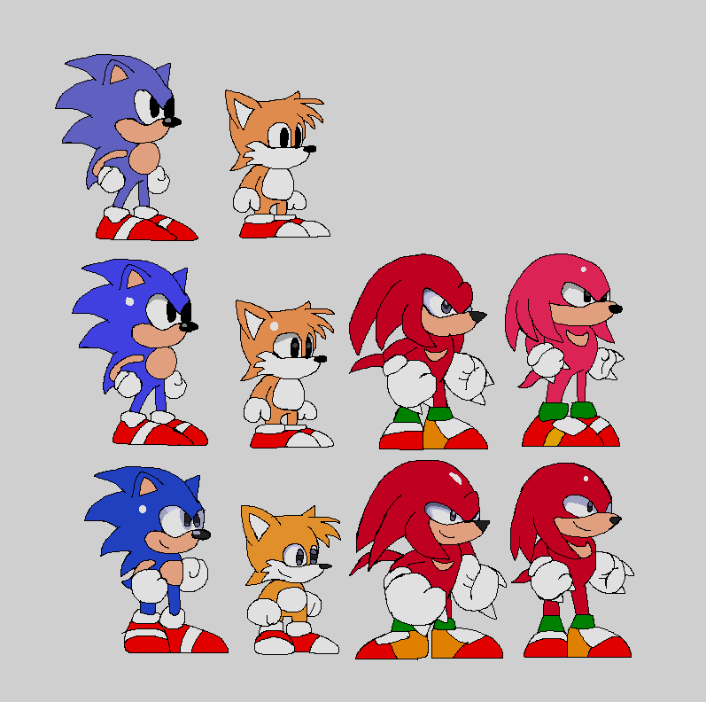 Drawing Sonic 1 Sonic by Abbysek on DeviantArt