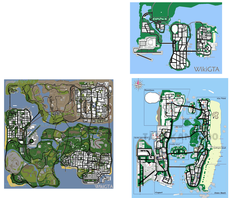 GTA Maps First 3 Maps into one - Download Free 3D model by bacon_master  (@bacon_master) [ccd0e32]