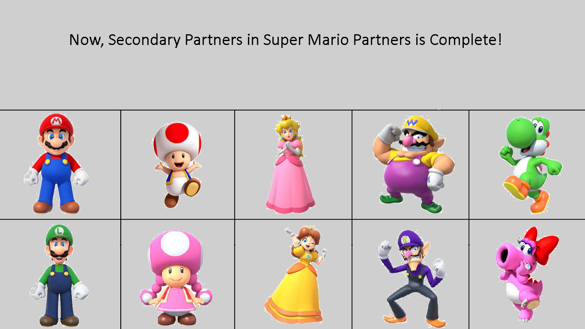 Partress Mario Now, Secondary Partners in Super Mario Partners is by Abbysek on DeviantArt