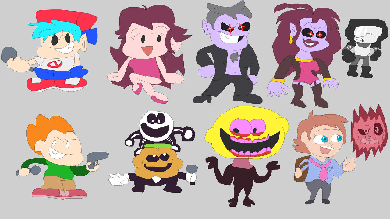 Drawing Characters Friday Night Funkin By Abbysek On Deviantart Drawing Characters Friday Night Funkin By Abbysek On Deviantart